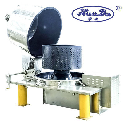 Centrifugador superior de aço inoxidável da descarga