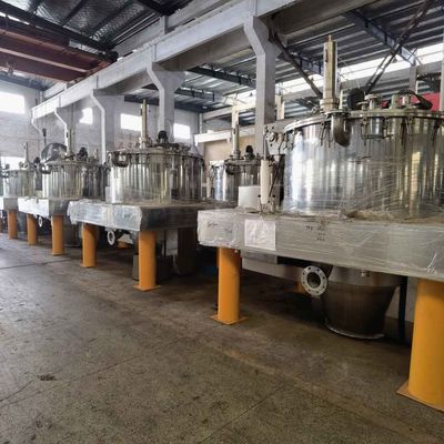 do raspador inferior da descarga do Tração-saco 800L o grupo automático opera o centrifugador para ingredientes farmacêuticos ativos