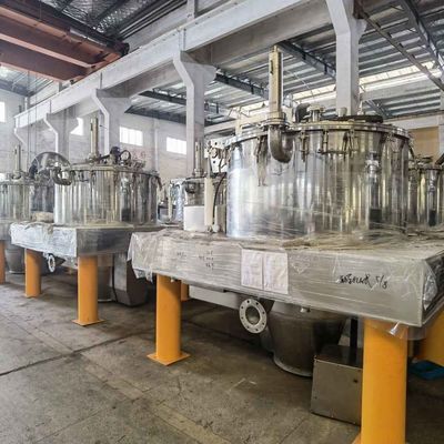 Gêneros alimentícios verticais automáticos do produto comestível que processam o centrifugador da cesta da descarga do raspador do conversor de frequência