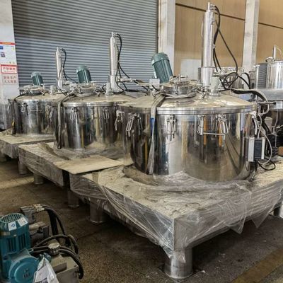 Centrifugador hidráulico 135kg da descarga da parte inferior da química 100L do controle