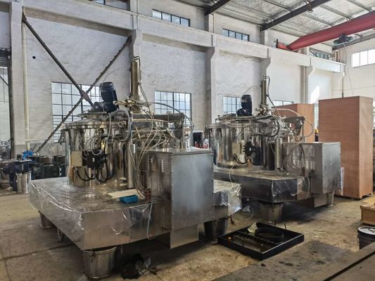 raspador automático da descarga da parte inferior do centrifugador 500L do grupo 1200rpm para a separação do alimento