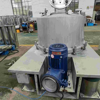 Quatro centrifugador de processamento químico da cesta do centrifugador 400L da descarga da parte superior do ponto