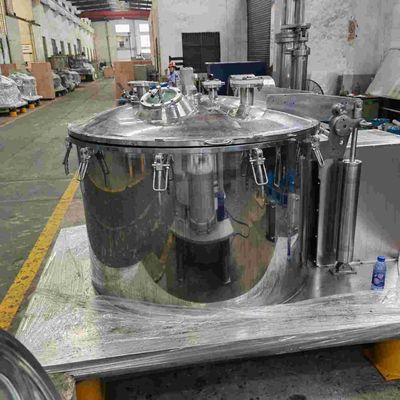 Do centrifugador industrial da cesta do metal 555L 850rpm vertical manual