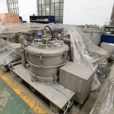 Centrifugador manual vertical 450mm da cesta 120L com forro de Halar
