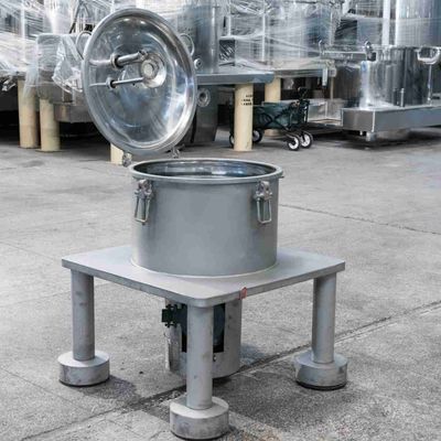 Cesta manual farmacêutica vertical pequena das máquinas de centrifugador do ISO