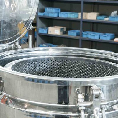 304 de aço inoxidável centrifugador seco 1300rpm da extração do álcool etílico da biomassa