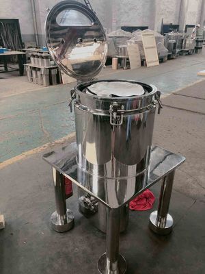 Centrifugador industrial do filtro do cânhamo do óleo do centrifugador CBD da extração do álcool etílico 1800rpm