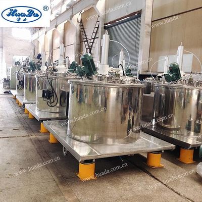 Centrifugador automático 230kg da descarga da parte inferior do raspador 1100rpm do CE para a separação do látex