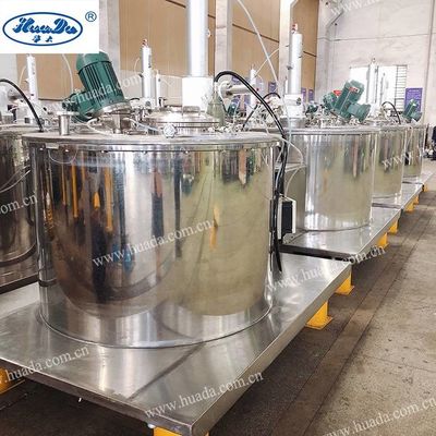 Centrifugador líquido contínuo de mineração vertical 800rpm da separação do raspador 1250L da concentração