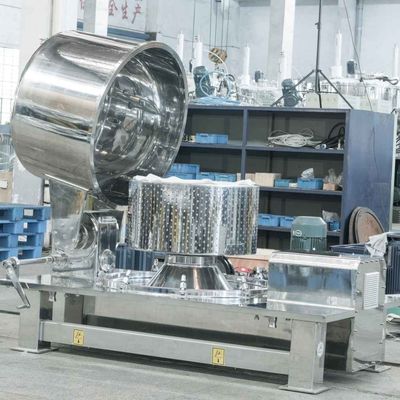 descarga manual de Peeler da máquina do centrifugador de 1100rpm Pharma