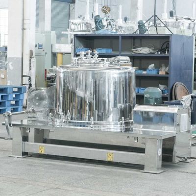 descarga manual de Peeler da máquina do centrifugador de 1100rpm Pharma