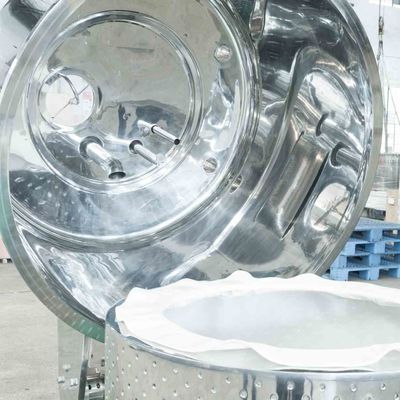 Centrifugador vertical manual da descarga da parte superior de 320L 1000rpm para sabores químicos