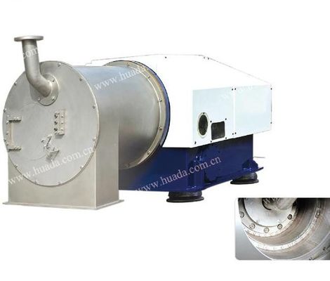 O empurrador líquido contínuo da separação 40mm centrifuga a separação do cloreto de sódio 2400rpm