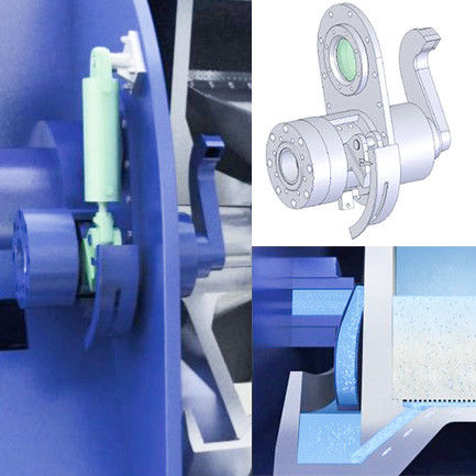 o sifão horizontal Peeler da separação do pó 1400rpm centrifuga para o produto químico